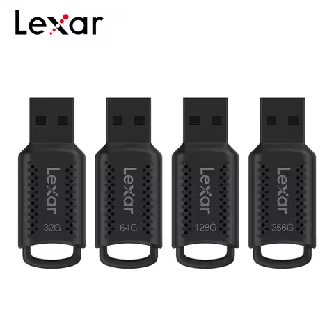 Lexar V400 USB3.2 256GB 128GB 64GB 32GB Premium Data Storage Flash Memory Drive 100MB/s Encrypted St