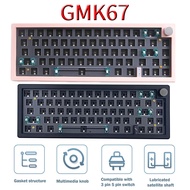 【Worth-Buy】 Gmk67 Diy Hot Swap 3 Mode Mechanical Keyboard Kit Gasket Structure Nkro Usb Bluetooth 2.4g Wired Mechanical Keyboard Rgb