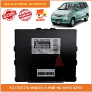ECU TOYOYA AVANZA 1.5 - 89560-BZ190 DAIHATSU ENGINE CONTROL UNIT