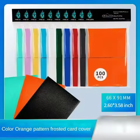 100pcs 66x91mm Card Sleeves Perfect Fit Inner Sleeves Ideal for Double-Sleeving Trading Card Sleeve