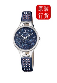 Festina Swarovski 水晶女裝手錶  F20407/2