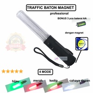 Tongkat parkir LED Magnet / senter parkir LED / senter lalu lintas TERMURAH DISKON