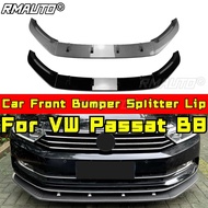 For VW Passat B8 Body Kit Front Bumper Diffuser Front Bumper Spoiler Lip Splitter Protector Bumper A