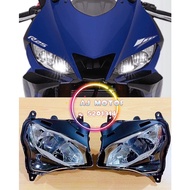 YAMAHA R25 V2 V3 HEADLIGHT HEAD LAMP LAMPU BESAR DEPAN LIGHT STANDARD COVER GUARD SCREEN PROTECTOR C