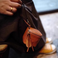 H6FV Mini Simple Vegetable Tanned Soft Mini Hand-Carrying Earphone Lipstick Coin Naka Large Capacity