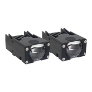 2PC LED Light Pods Car Front Headlight Motorcycle ATV UTV Projector Lens Car Fog Offroad 68000LM wit