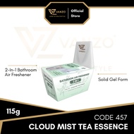 VANZO 2 In 1 Bathroom Air Freshener - 457 Cloud Mist Tea Essence (115g)
