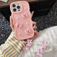 The Latest Hot In 2025 Is The Big Wave Macaron Phone Case, With Wrist Strap Compatible With Galaxy S