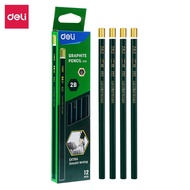 Deli Graphite Pencil 2B Exam Pensil 考试铅笔 (12 Pcs) EC29