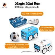 Little White Magic Mini Bus Toys Remote Control Bus RC Educational Mainan Kanak Bus 儿童益智玩具遥控巴士魔法
