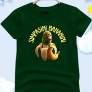Anomali Simpsini Bananini Children's T-Shirt (Ages 2-10 Years) tshirt budak perempuan baju budak per
