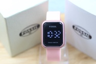 Jam Tangan Cewek Terbaru dan Trendi 2023 Jam Tangan Fosil Wanital Digital LED Tali Rubber Jam Tangan