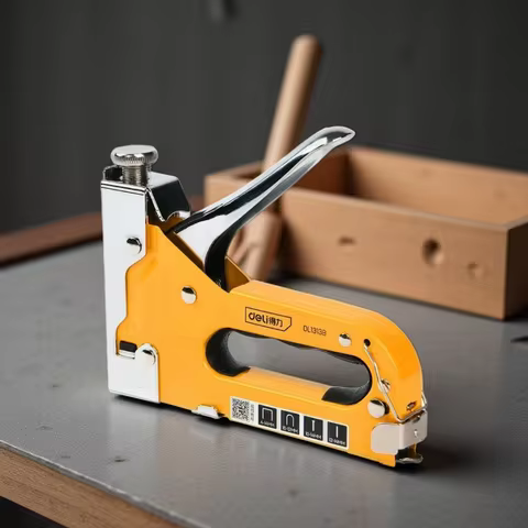 Deli 3-in-1/4-in-1 Staple Gun Kit Heavy Duty Nail Gun U-shape T-shape I-shape Door-shape Staples Nai