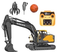 รถแม็คโคร 3in1 VOLVO E598-003 1/16 EC160E Excavator Servo RC