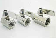 MAODOXIANG Valve MINI Ball valve Stainless steel Tap 1/8 1/4 3/8 1/2 3/4 1"BSP Female male SS304 Har