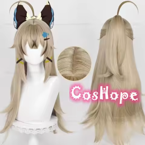 Kirara Cosplay Wig 75cm Long Light Linen Wig Cosplay Anime Cosplay Wigs Heat Resistant Synthetic Wig