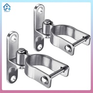 New 2-Pack Wall Mount Gate Hinge 1-3/8Inch Farm Gate Hinge 304 Stainless Steel Tube Gate Hinge Fence