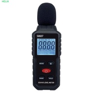 HELIX Decibelimeter, Handheld Environment Noise Meter, Mini Digital 0.1 dB 30~130dB dB Meter Sound L