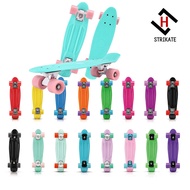 73cm Teenage Children Small Fish Board Road Skateboard Single Rocker Rubber Board Brush Street Board