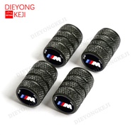4Pcs/set BMW M Aluminum Alloy Dustproof Tyre Valve Cap Covered Car Motorcycle Universal Tube Tyre Va