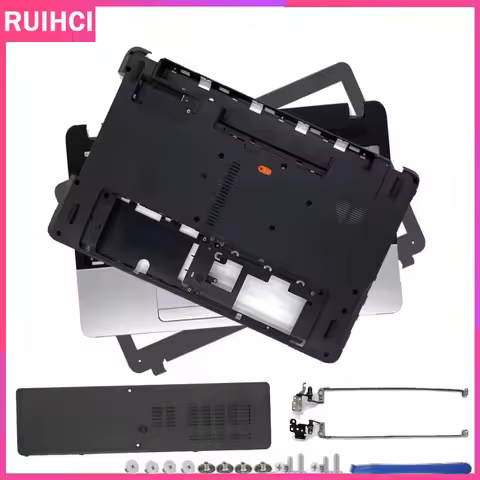 New For ACER Aspire E1-571 E1-571G E1-521 E1-531 E1-531G Laptop Front Bezel Hinge Bottom Base Case C