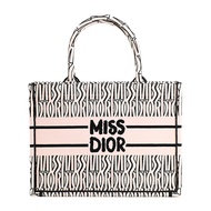 【二手】Dior Book Tote 中型手提包 M1296ZEZE_M041 提花粉色