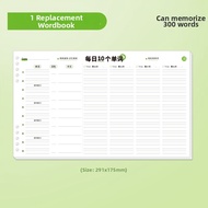 SANNIANERBAN | Ebbinghaus Forgetting Curve Portable Spelling Notebook