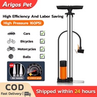 Air Pump Bike Pump with Guage 160 PSI Motocycle Pump For Bike/Cars/Motocycle