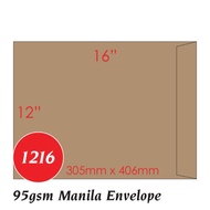 A4 Manila Envelope 9x12 9x14 10x12 10x13 10x15 12x16 | A4 Envelope| Brown Envelope | Kraft Envelope