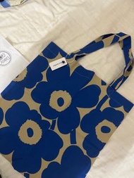 Marimekko 棉質購物袋-藍莓餅乾