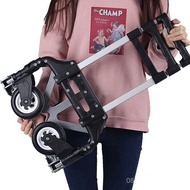 Silent Wheel Trailer Portable Load King Truck Small Truck Luggage Truck Rubber Wheel Household Truck