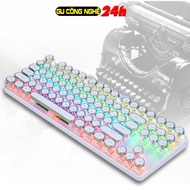 Bàn phím cơ HJK917/k28 - 87 Key Mechanical - Blue Swich - Chống nước - Có LED Rainbow