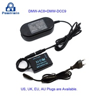Powerwin New DMW-AC8+DMW-DCC9 DSLR Camera Adapter Dummy Coupler Battery for DMC-GX1 DMC-GF2 DMC-G3 D