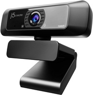 j5create USB Streaming Webcam - 1080P HD with 360° Rotation, High Fidelity Microphone, Plug and Play