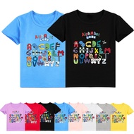2026 E-commerce Children's Clothing Letter Legend Alphabet lore Short-Sleeved T-Shirt Summer K477COD