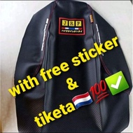 ☌❁Jrp Seat Cover Xrm110 New Logo Dry Carbon With Free Sticker