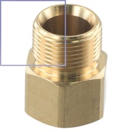 【MAIS】 M22 15mm Male Thread to M22 14mm Female Metric Adapter Pressure Washer Brass