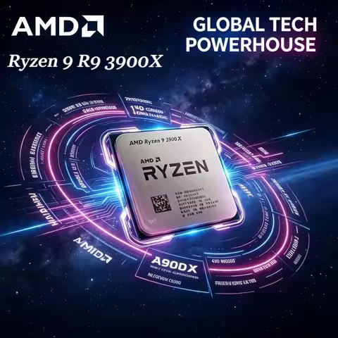 AMD Ryzen 9 3900X R9 3900X 12 Core 24 Thread 3.8GHz 64MB L3 Cache 7nm Zen2 AM4 Desktop Gaming CPU No