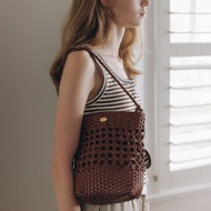 【DEPOUND】DEPOUND shoulder bag handbag woven bucket bag - 3 Color