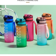4X6A Fitness High-Value Children's Shock-resistant Sports Gradient Water Bottle TRITAN Large-Capacit