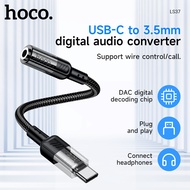 Hoco LS37 Original 100% Audio Converter Cable Type-c To 3.5mm Adapter USB-C Digital Audio Adapter Ty