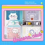 Cute cartoon decorative wall fabric