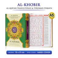 Al Quran Terjemah Al Khobir A5 Alquran Kecil HIJAU Transliterasi dan Terjemah Perkata HVS - Al Quran Murah
