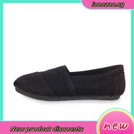 Toms Shoes Linen Shoes Stripe Color Mules Casual Women Flat Shoes