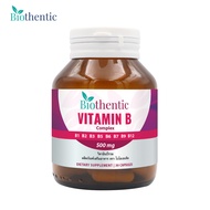 Vitamin B Complex x 1 Bottle Biothentic B1 B2 B3 B5 B6 B7 B9 B12