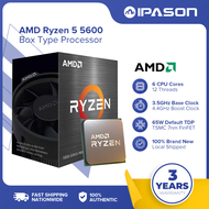 Ipason AMD Ryzen 5 5600  Desktop Processor (Socket AM4, CPU Cooler Included)