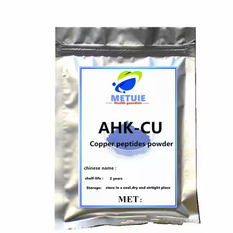 AHK-CU Copper Peptides Powder Bags – Custom Aluminum Foil, Double-Deck Plastic Inner Packs, Tailored