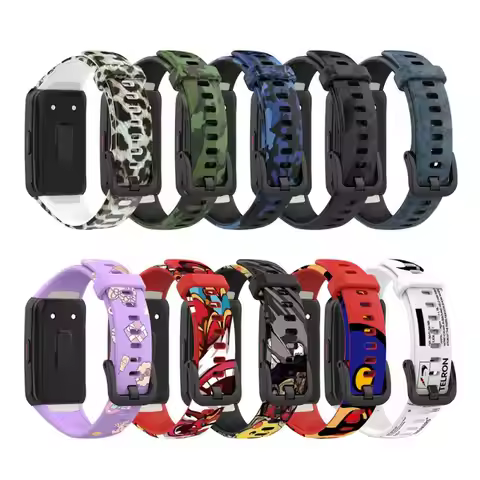 New Design Silicone Strap For Band 6 Band 7 smart Wristband Sport Bracelet For Honor Band 6 7 Watchb
