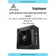 1st Player Steampunk PS-850SP 850W Power Supply PSU | 80 Plus Gold Full Modular