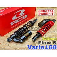 RCB ABSORBER RACING BOY FLOW-S HONDA VARIO160 340MM RACING BOY FlowS RED BLACK GOLD ACCESSORIES MOTO